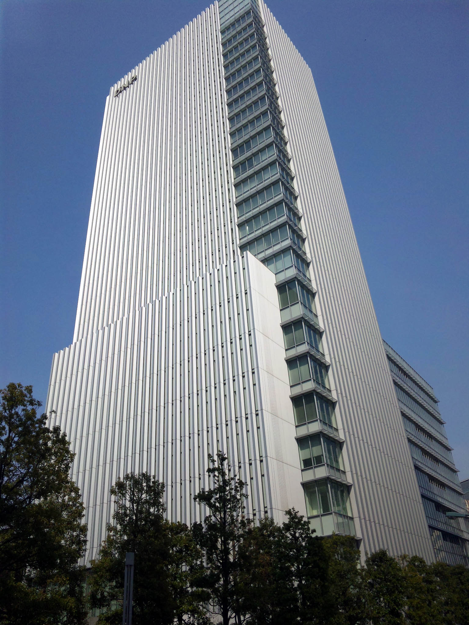 Office tower completed as the DNP Gotanda Building and now used as the Panasonic Meguro Building