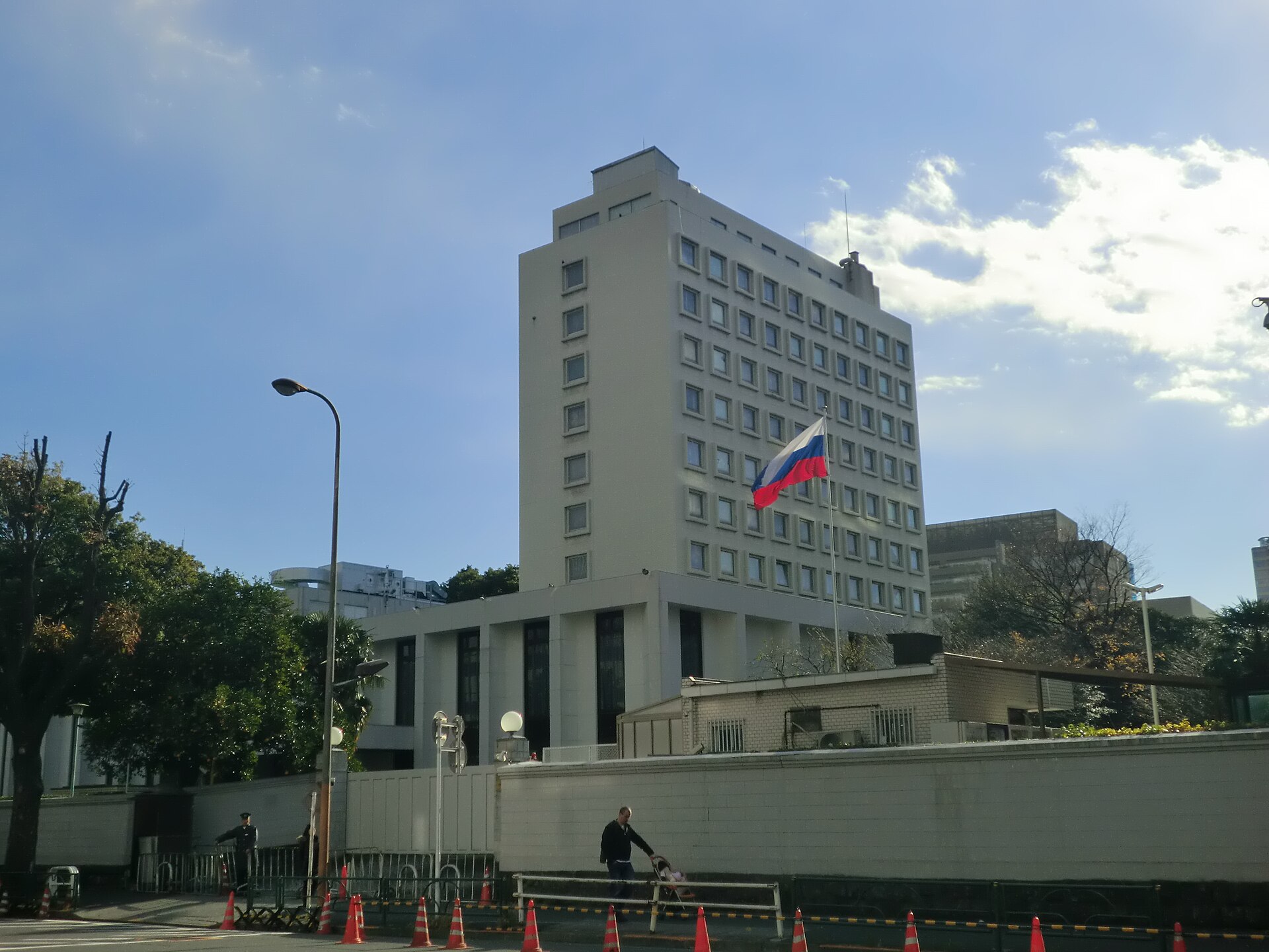 The Embassy of the Russian Federation in Azabudai, Tokyo