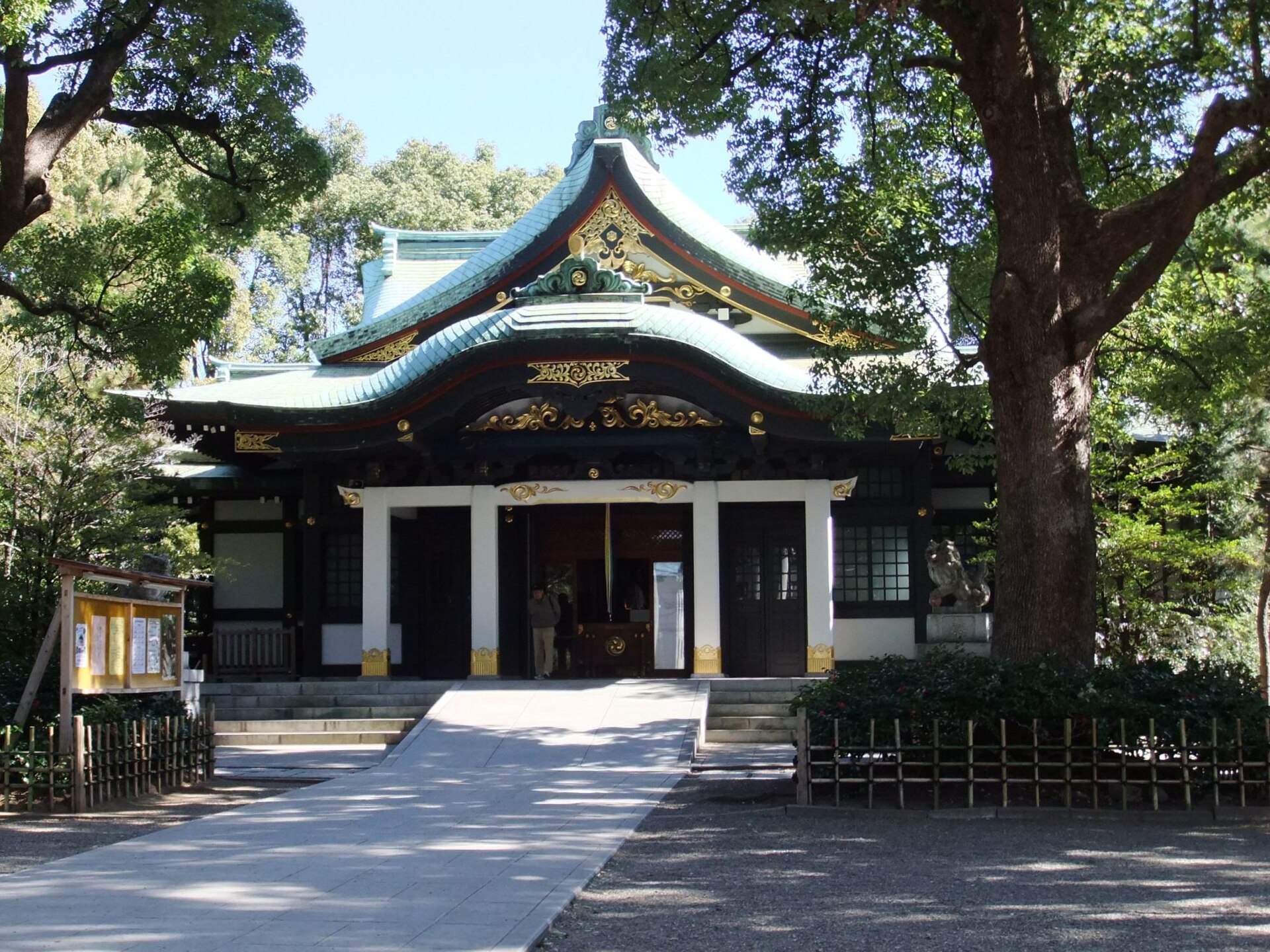 Main hall of Oji Shrine in Kita City, Tokyo