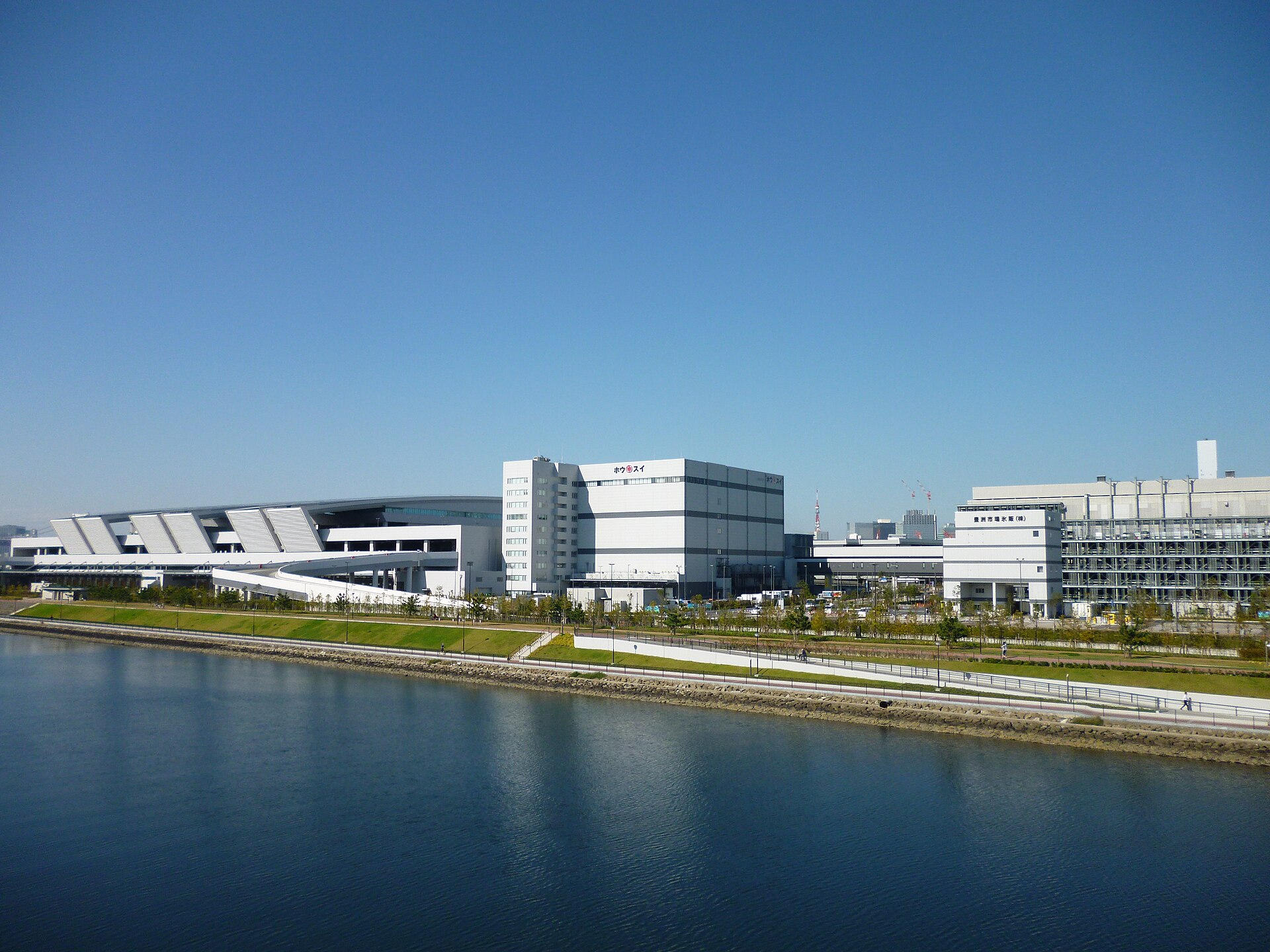 Fish Wholesale Market Building at Toyosu Market in 2018