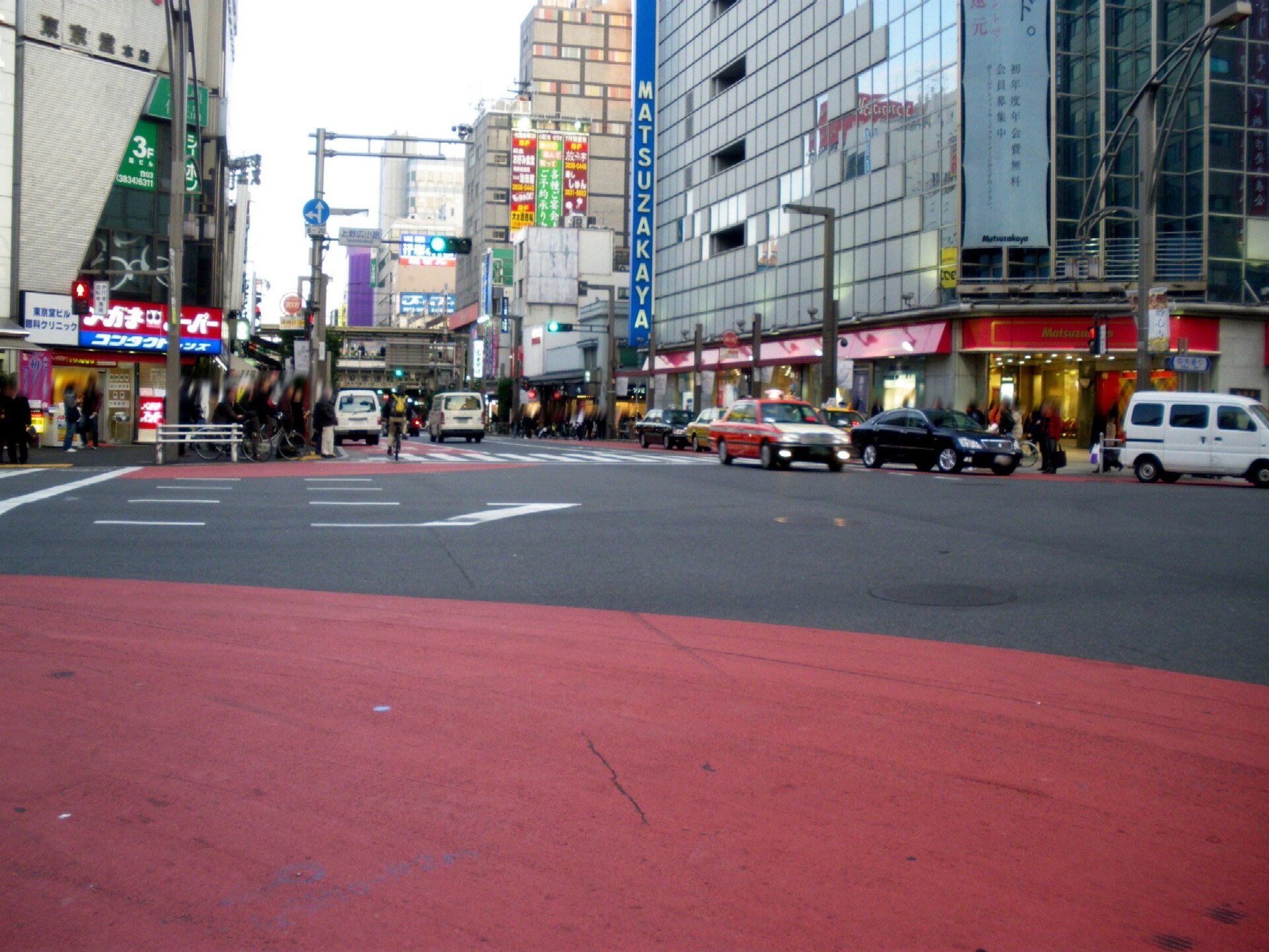 Ueno Hirokoji intersection in Taito City, Tokyo