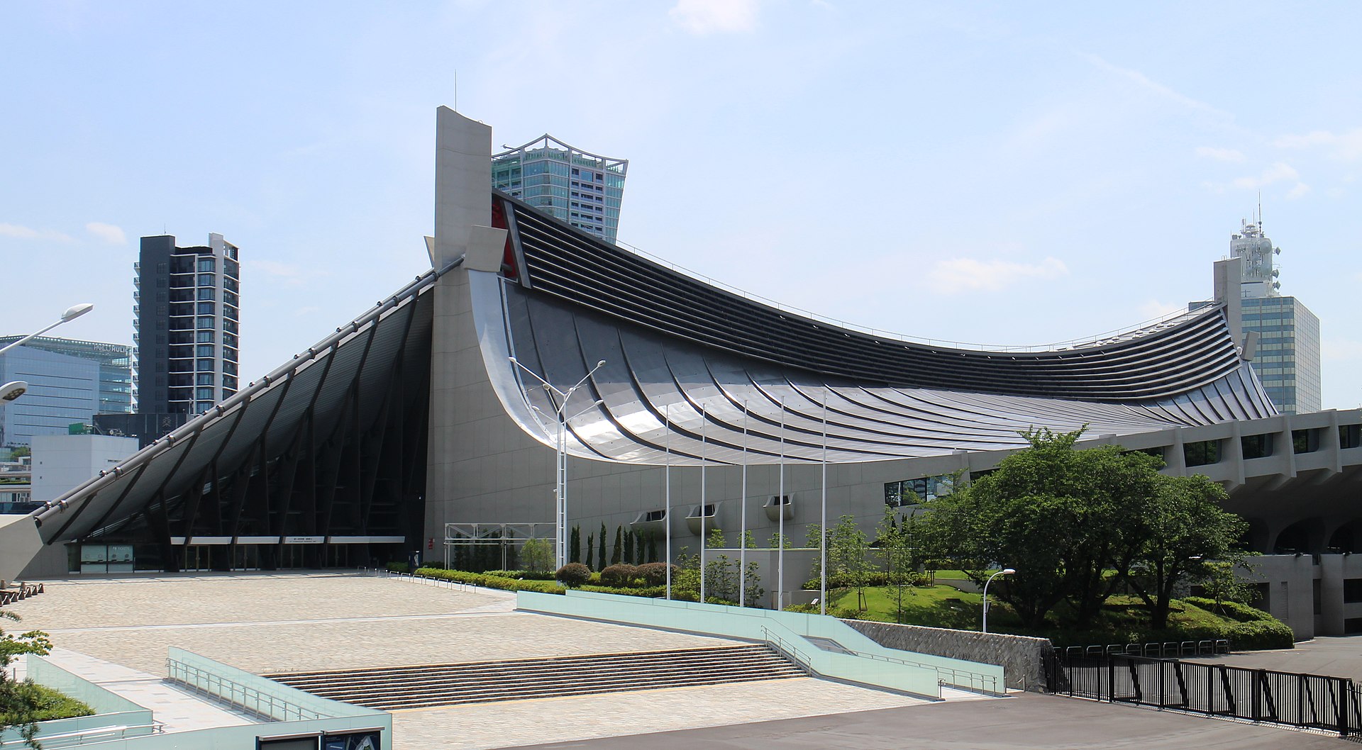 Yoyogi National Gymnasium, built for the 1964 Tokyo Olympics on part of the former Washington Heights site