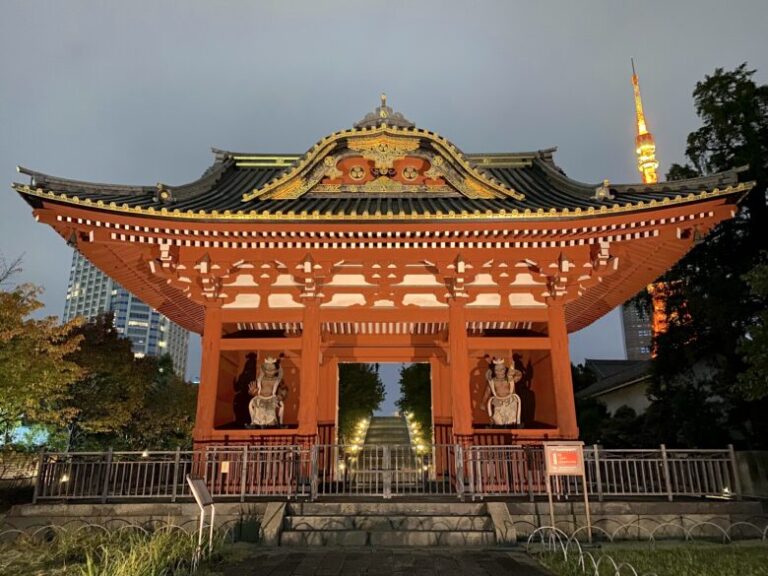 浜松町から麻布十番へ夜の歴史散歩｜芝大神宮・徳川秀忠霊廟・東京タワーを巡る予習ガイド