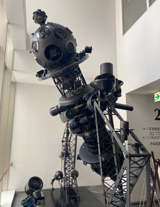 渋谷区郷土博物館・文学館に展示された旧五島プラネタリウム投影機