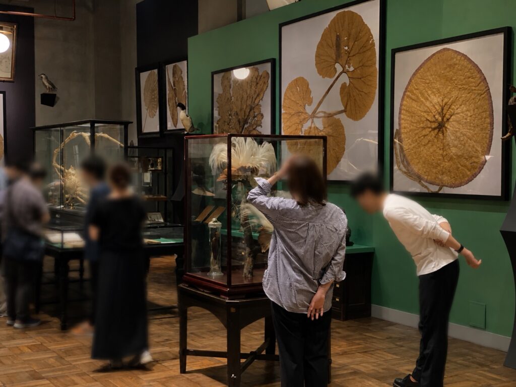 インターメディアテクの展示を参加者が鑑賞している様子