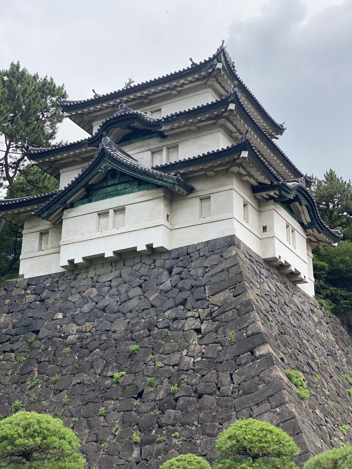 皇居一般参観で見学した富士見櫓の外観