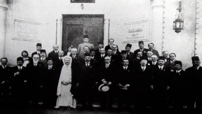 1932年の第1回カイロ・アラブ音楽会議の参加者