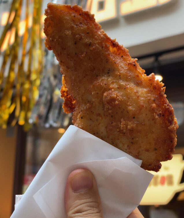 阿佐谷七夕まつり会場で食べ歩いた揚げ物