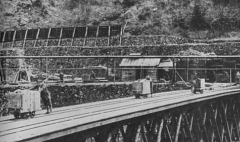 昭和戦前期の別子銅山の鉱山施設