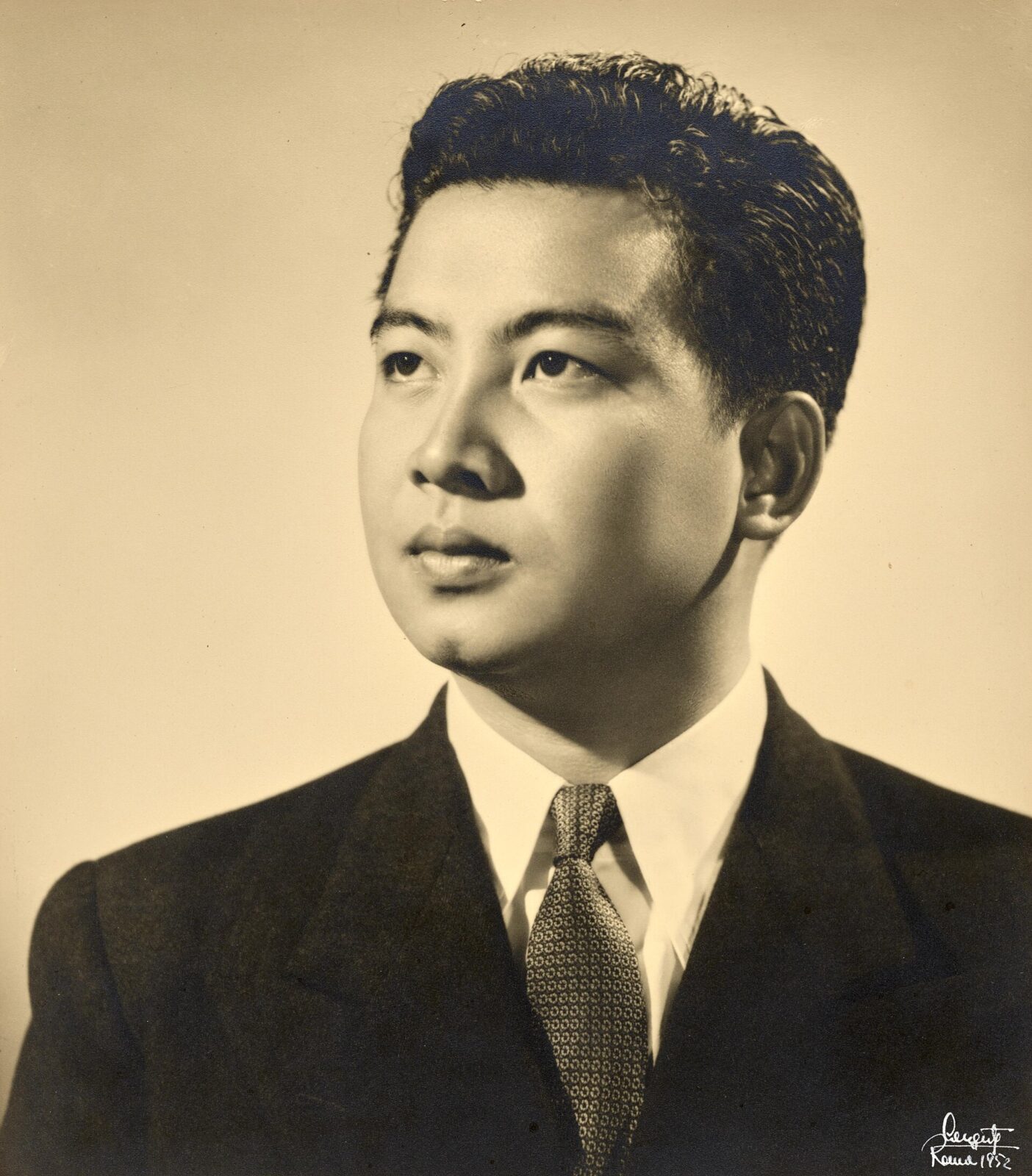 1952年頃のカンボジア国王ノロドム・シハヌーク