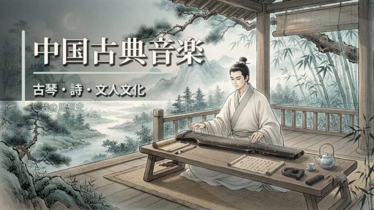 中国古典音楽とは何か|琴・詩・文人で読む音の思想史