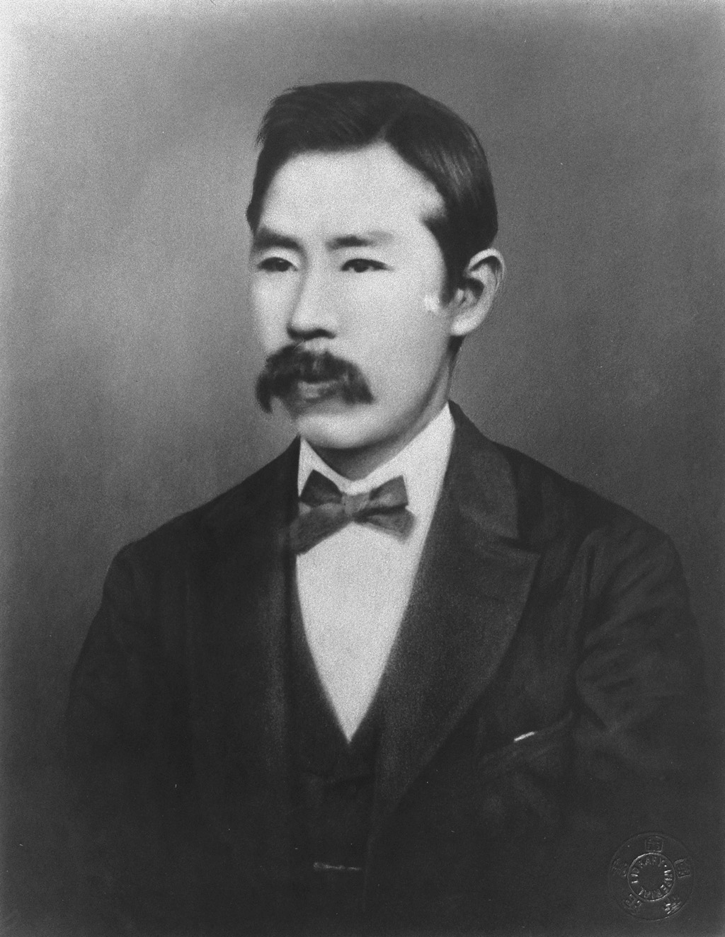 同志社英学校を創設した新島襄の肖像