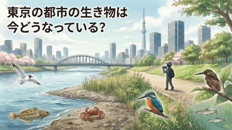 ダーウィンが来た!で見た都市の生き物は今どうなっている?東京の自然と外来種を歩いて見る