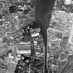 東糀谷6丁目周辺の1945年から1950年の空中写真