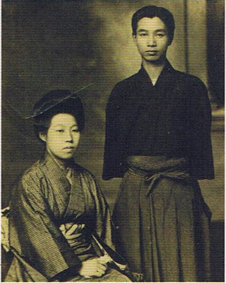 1913年の賀川豊彦と妻ハル