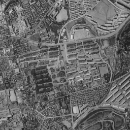 桐ケ丘一丁目と二丁目付近の1961年から1969年の空中写真