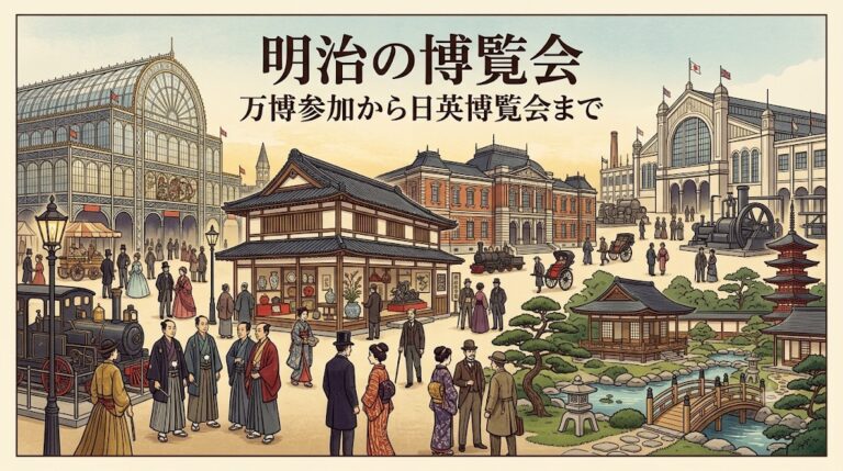 明治の博覧会を総まとめ|万博参加・内国勧業博覧会5回・日英博覧会まで