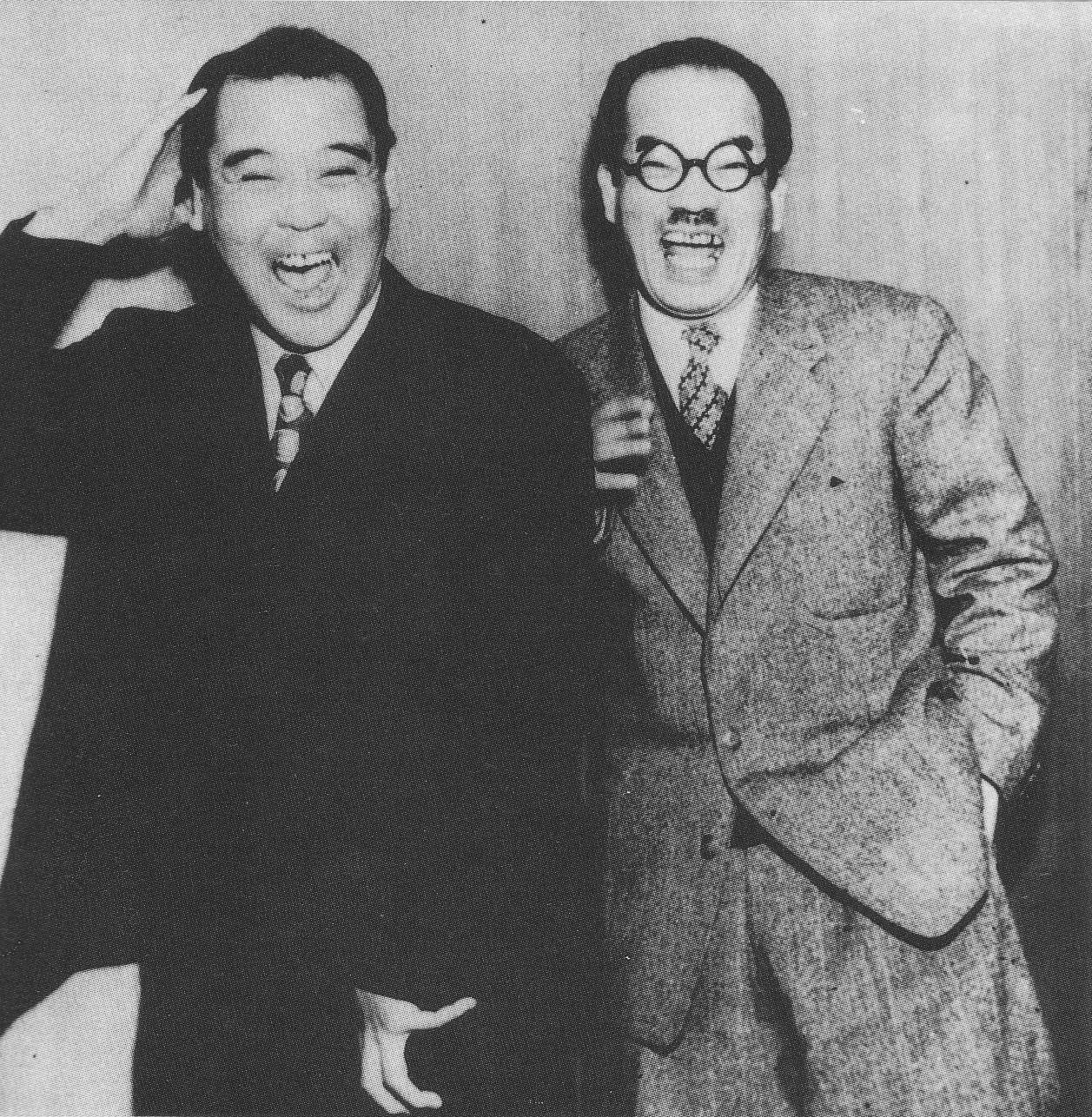1930年代の花菱アチャコと横山エンタツ