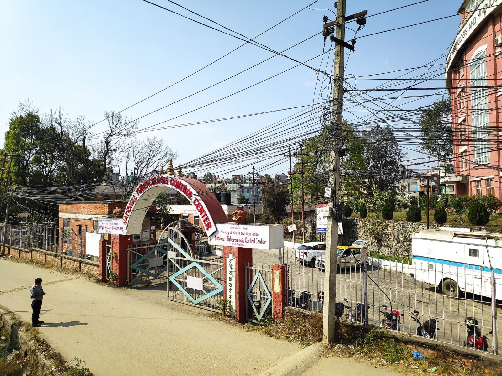 ネパール国立結核対策センターの建物