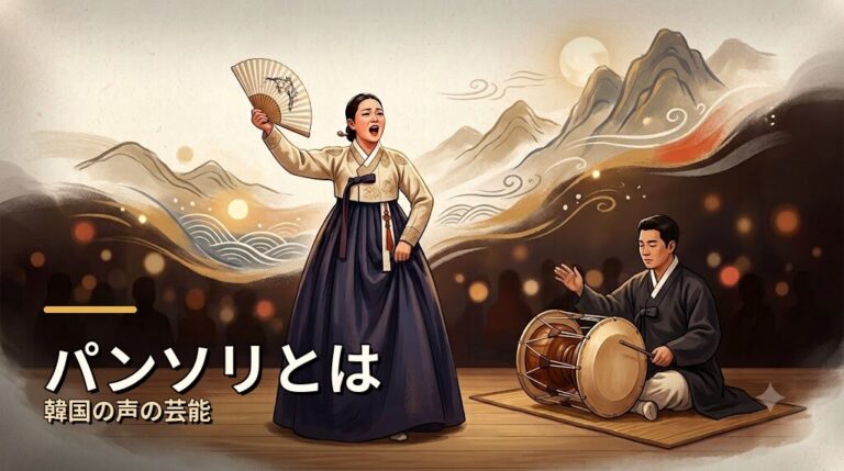 パンソリとは何か|一人で物語を演じきる韓国の声の芸能