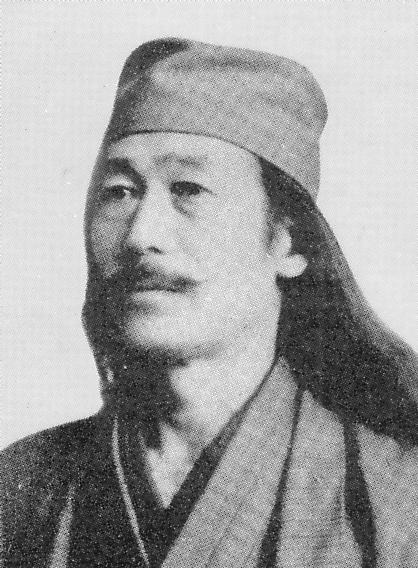 明治から昭和前期に活動した演歌師・添田唖蝉坊の肖像