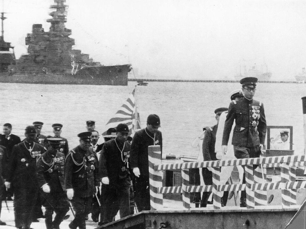 1940年、日本訪問中の満州国皇帝・溥儀