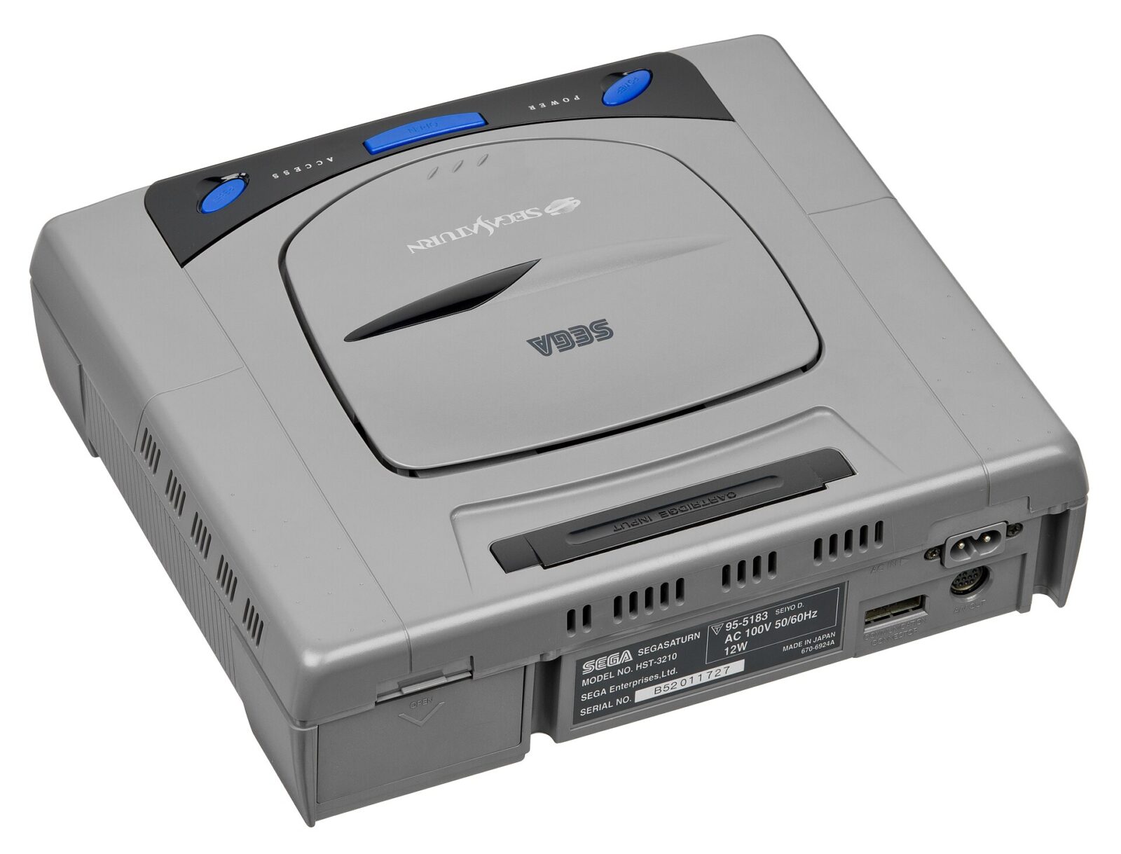1994年に日本で発売された初期型セガサターン本体