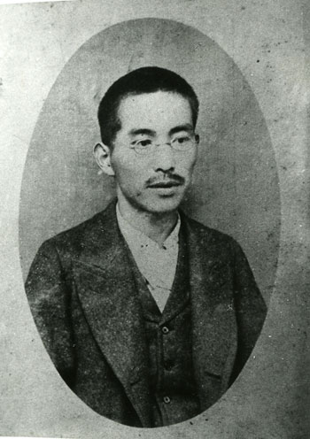 1910年代の新宿中村屋創業者・相馬愛蔵の肖像