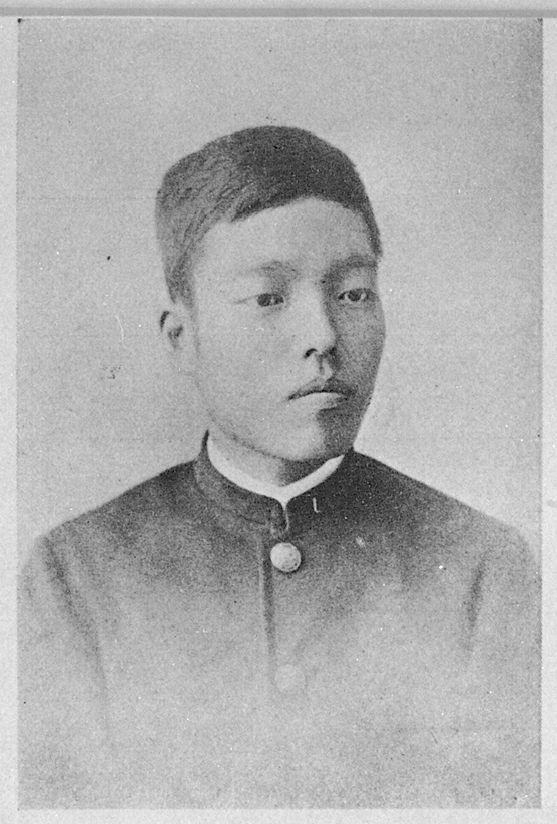 1890年頃に撮影された俳人・歌人の正岡子規の肖像