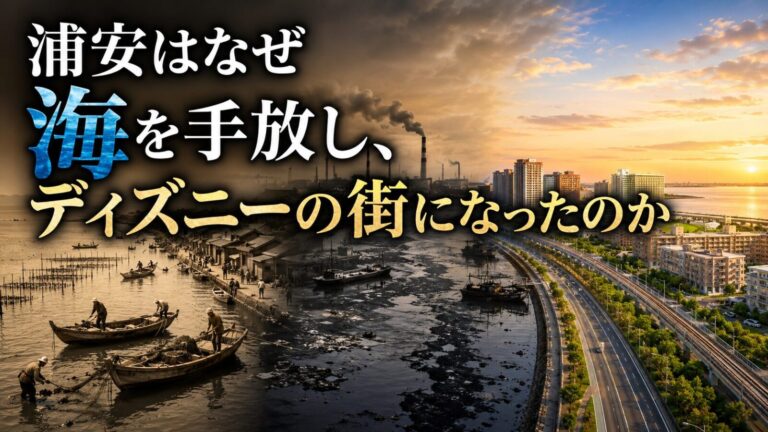 浦安はなぜ海を手放し、ディズニーの街になったのか|黒い水事件・漁業権放棄・埋立の歴史