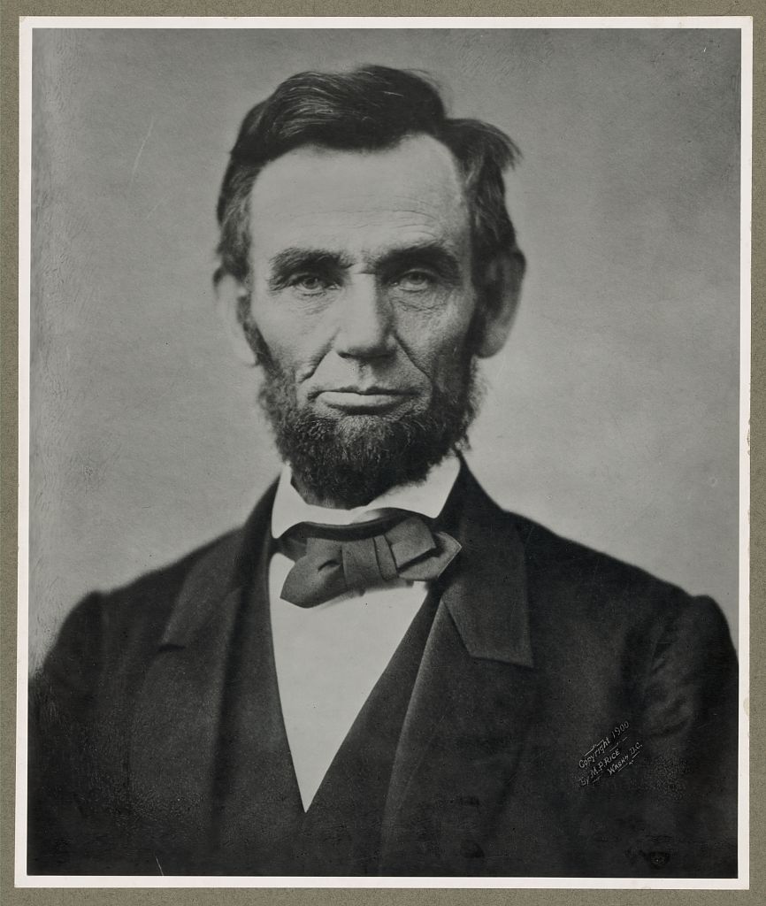 1863年に撮影されたエイブラハム・リンカン大統領