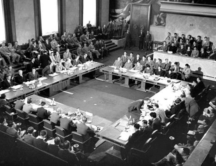 1954年、第一次インドシナ戦争の終結を協議したジュネーブ会議