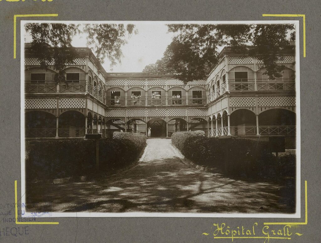 1930年のサイゴンにあったグラール病院
