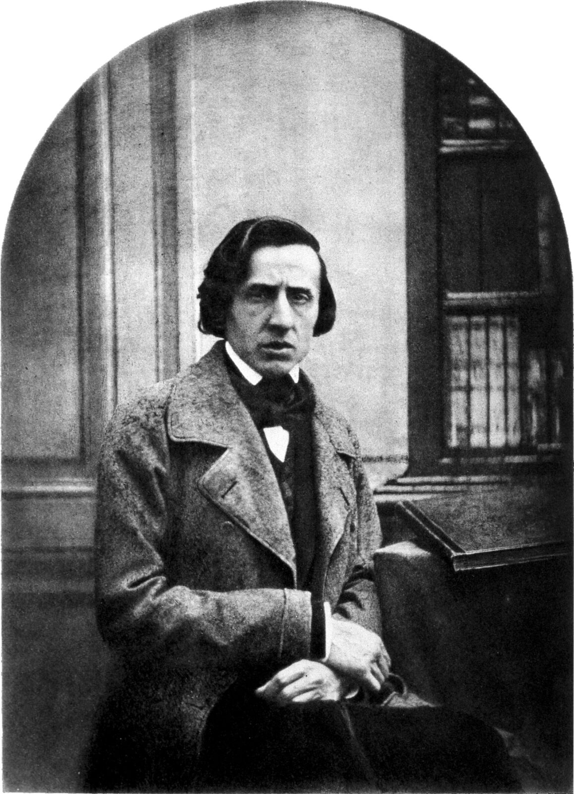 1849年頃に撮影されたフレデリック・ショパンの肖像写真