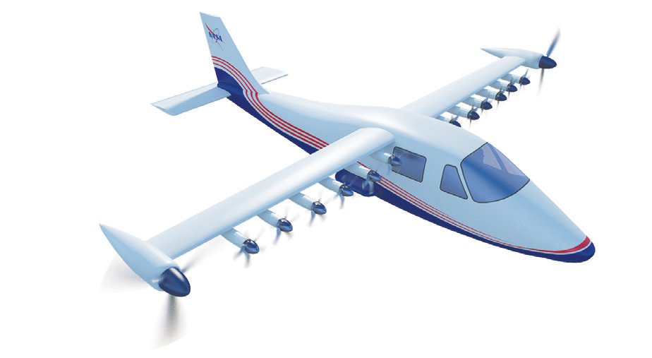 X-57マクスウェルMod IVの完成想像図