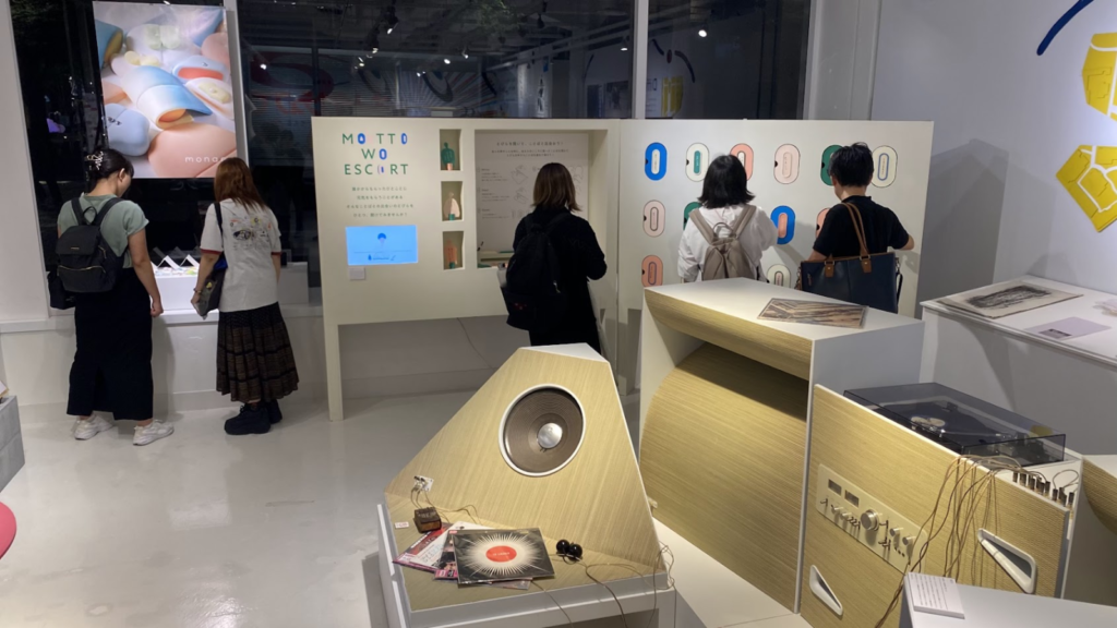 GOOD DESIGN MARUNOUCHIの音や空間を使った展示