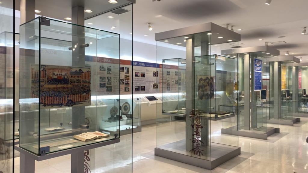 東京宝くじドリーム館の富くじと宝くじの歴史展示