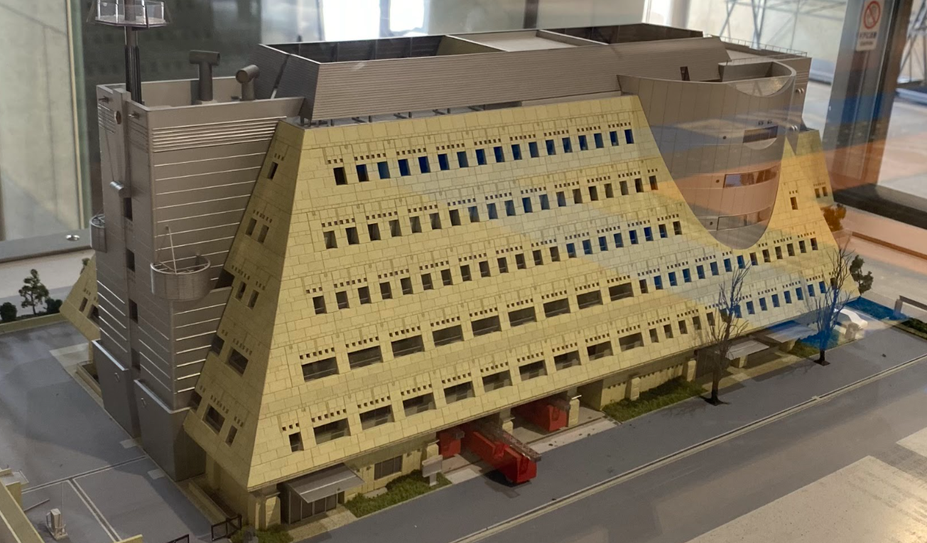 本所防災館・本所消防署の建物模型