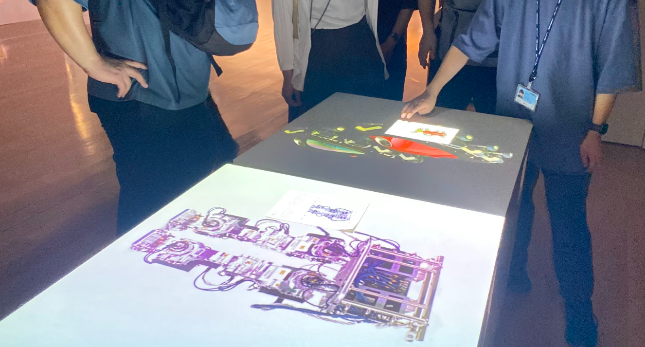 千葉工業大学 東京スカイツリータウンキャンパスのインタラクティブ展示体験