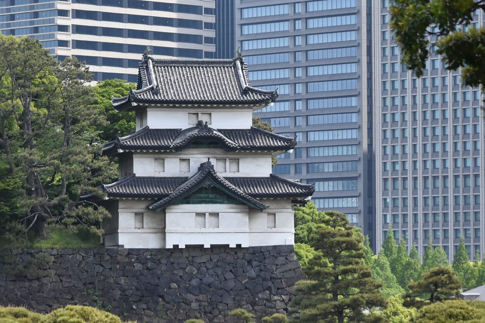 皇居東御苑の江戸城富士見櫓