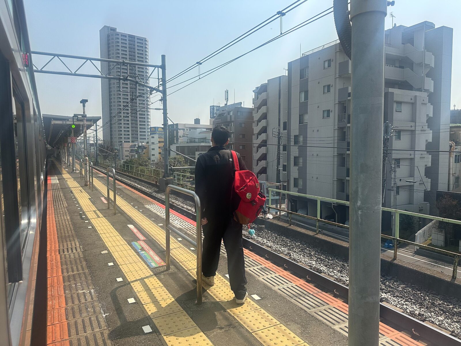 JR常磐線三河島駅のホーム