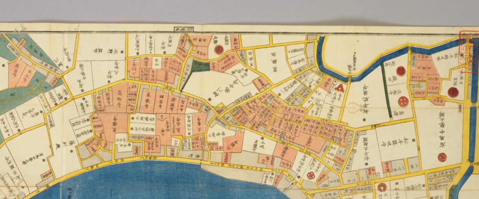 尾張屋版江戸切絵図「芝高輪辺絵図」