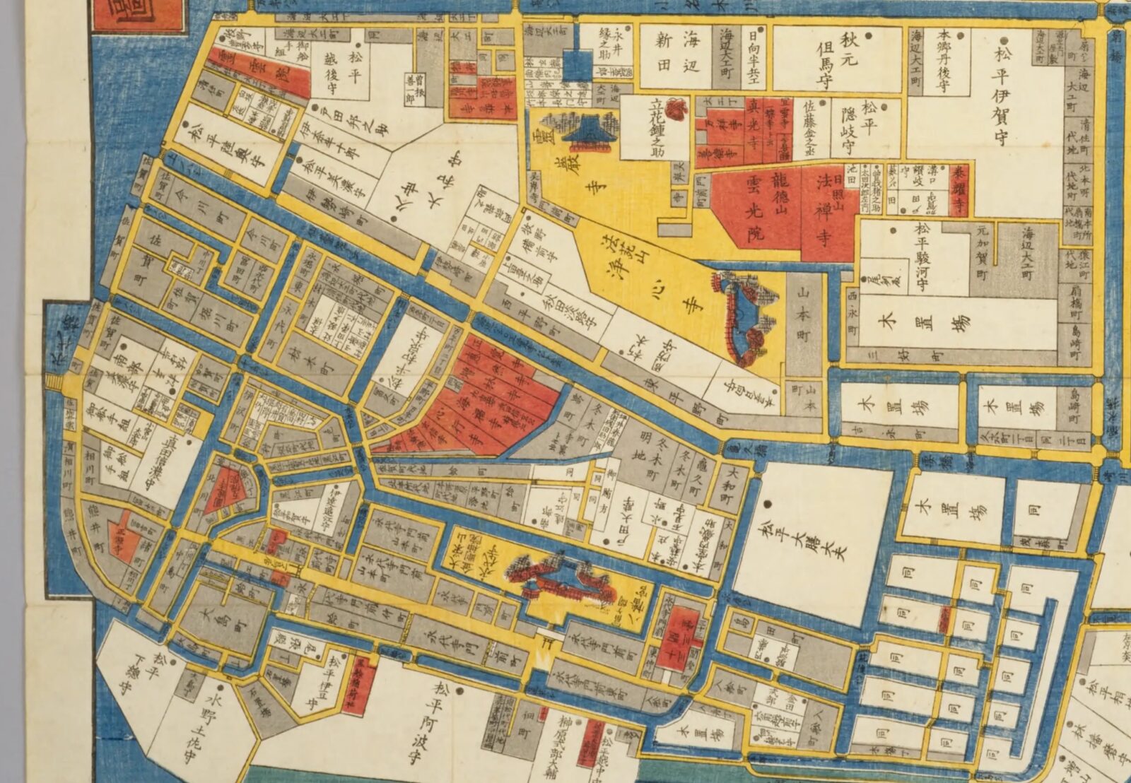 尾張屋版江戸切絵図「深川絵図」