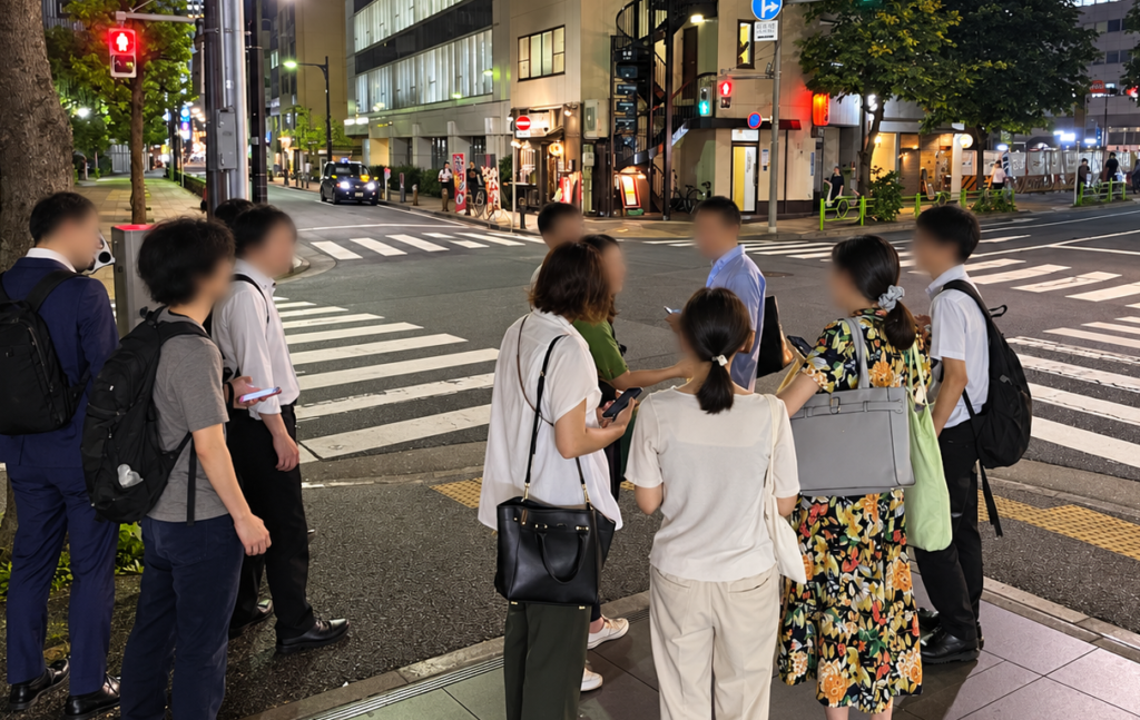京橋から八丁堀・築地へ向かう夜の中央区街歩き