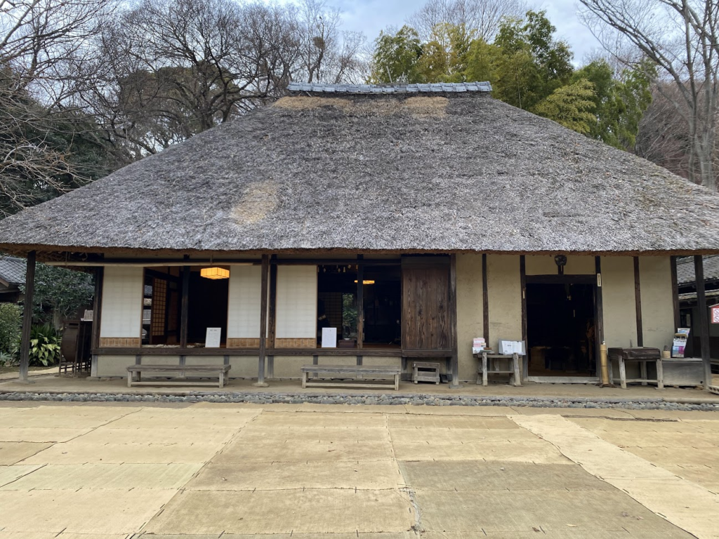 岡本公園民家園の旧長崎家住宅主屋