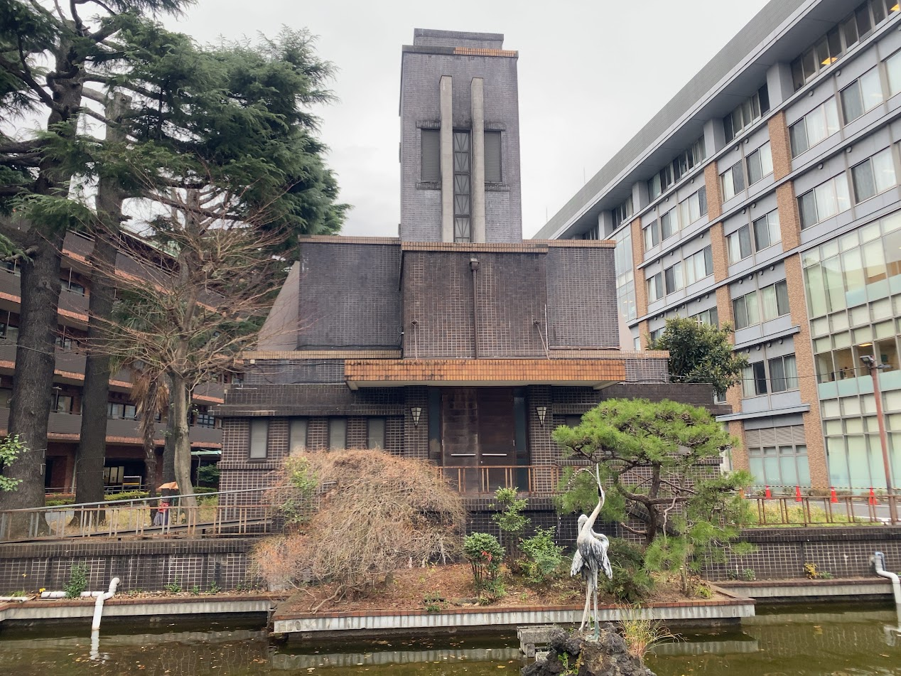 浴風会の歴史的建造物である礼拝堂の外観