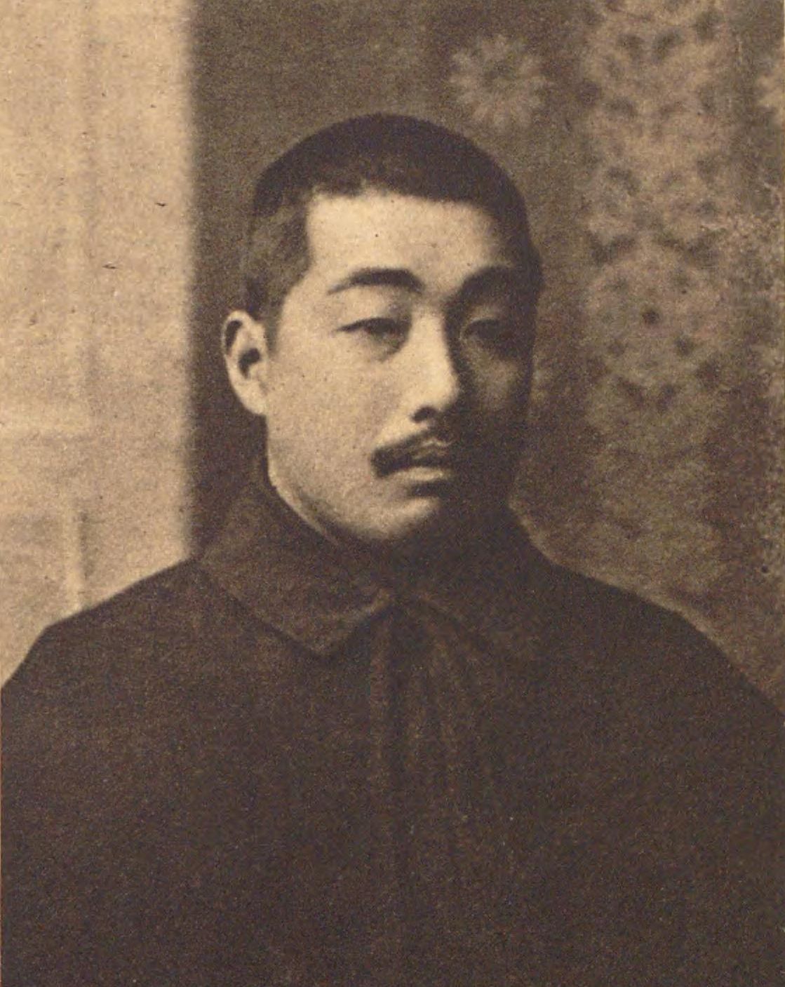 北原白秋の肖像写真