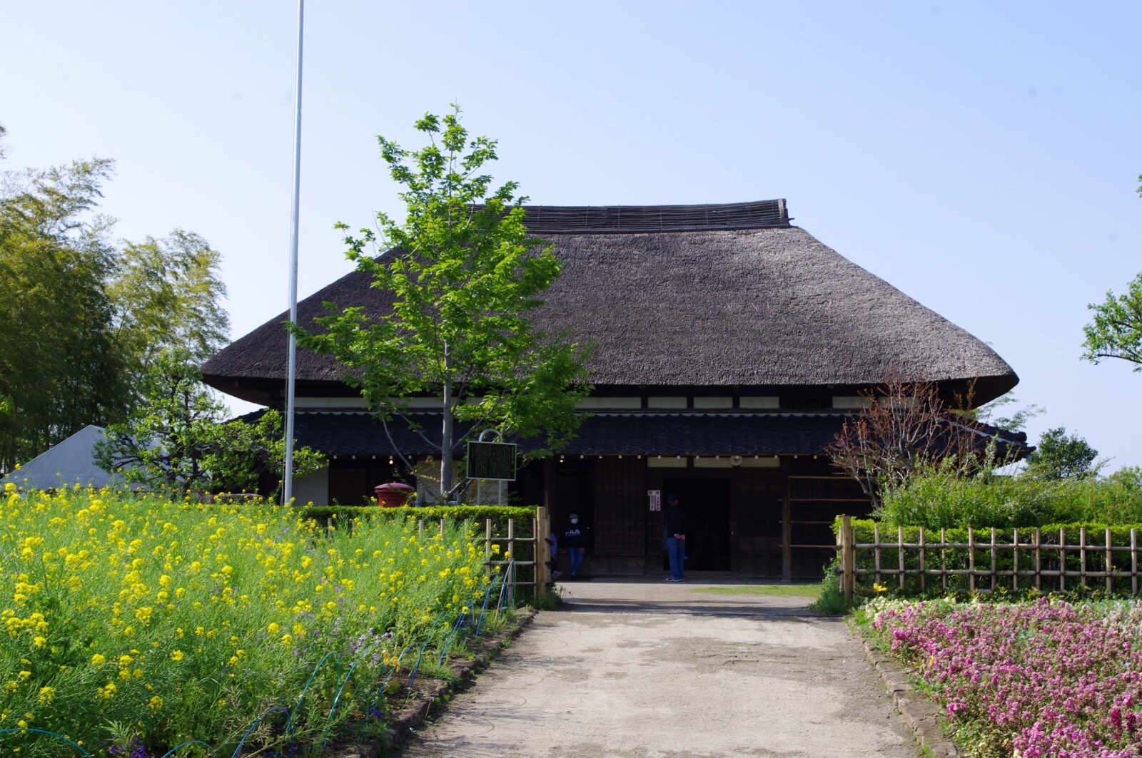 足立区都市農業公園に移築された旧和井田家住宅