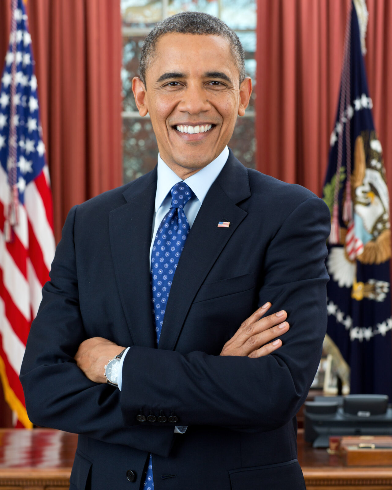 第44代アメリカ大統領バラク・オバマの公式肖像