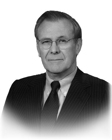 ブッシュ政権のドナルド・ラムズフェルド国防長官
